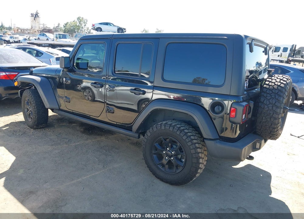 2022 JEEP WRANGLER UNLIMITED WILLYS SPORT 4X4 VIN: 1C4HJXDG6NW225513