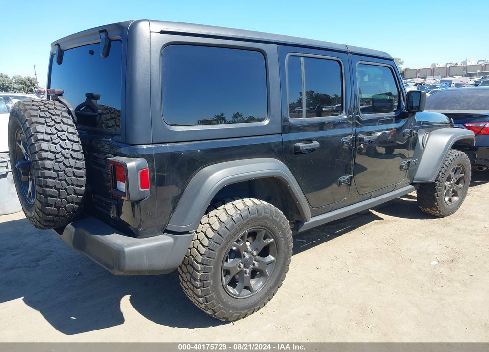 2022 JEEP WRANGLER UNLIMITED WILLYS SPORT 4X4 VIN: 1C4HJXDG6NW225513