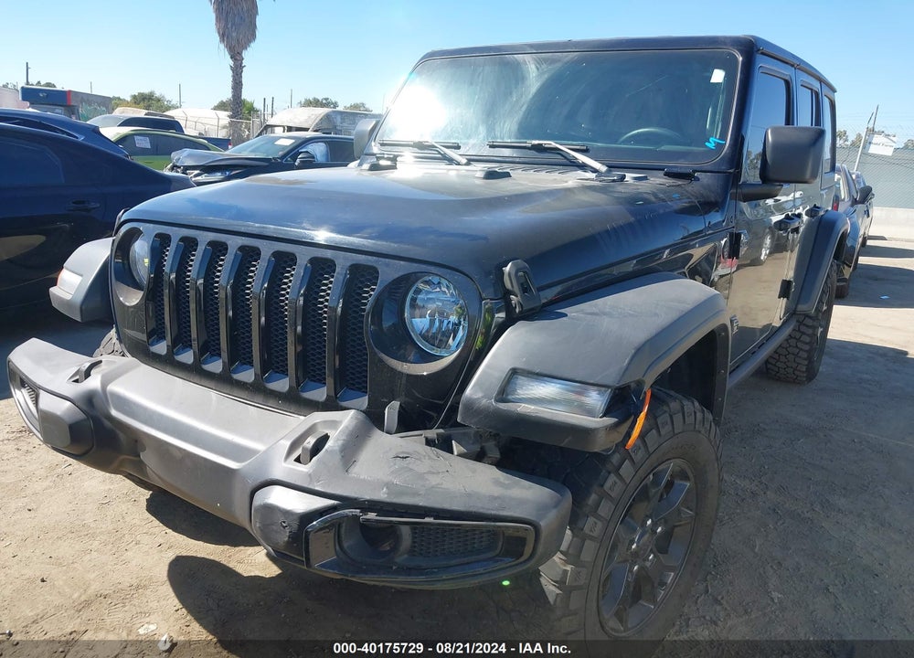 2022 JEEP WRANGLER UNLIMITED WILLYS SPORT 4X4 VIN: 1C4HJXDG6NW225513