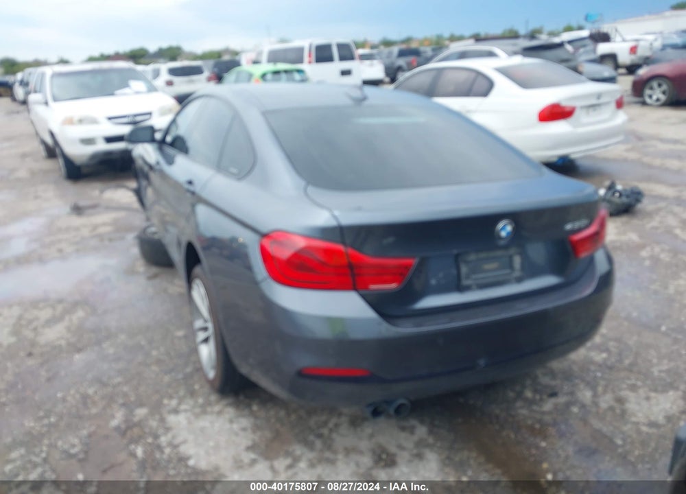 2018 BMW 430I GRAN COUPE VIN: WBA4J1C57JBM10843