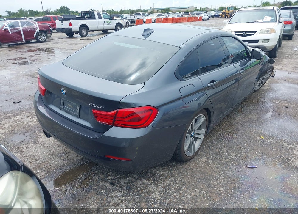 2018 BMW 430I GRAN COUPE VIN: WBA4J1C57JBM10843