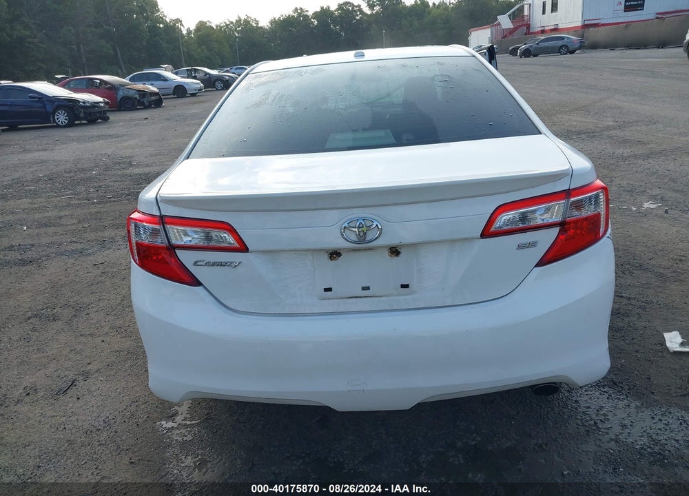 2012 TOYOTA CAMRY SE VIN: 4T1BF1FK6CU130668