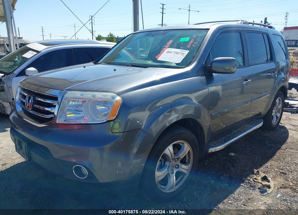 2013 HONDA PILOT EX-L VIN: 5FNYF3H62DB018812