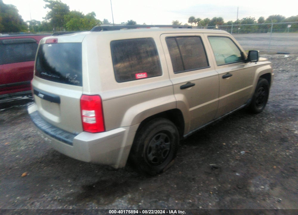 2009 JEEP PATRIOT SPORT VIN: 1J4FT28BX9D114462