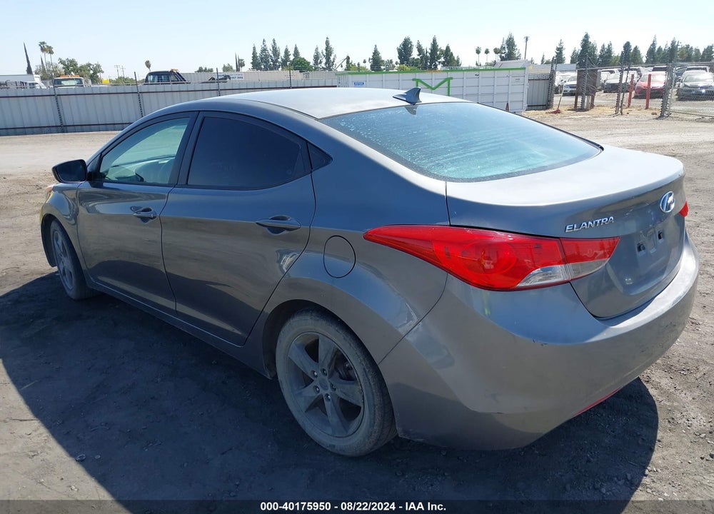 2013 HYUNDAI ELANTRA GLS VIN: 5NPDH4AE3DH206689