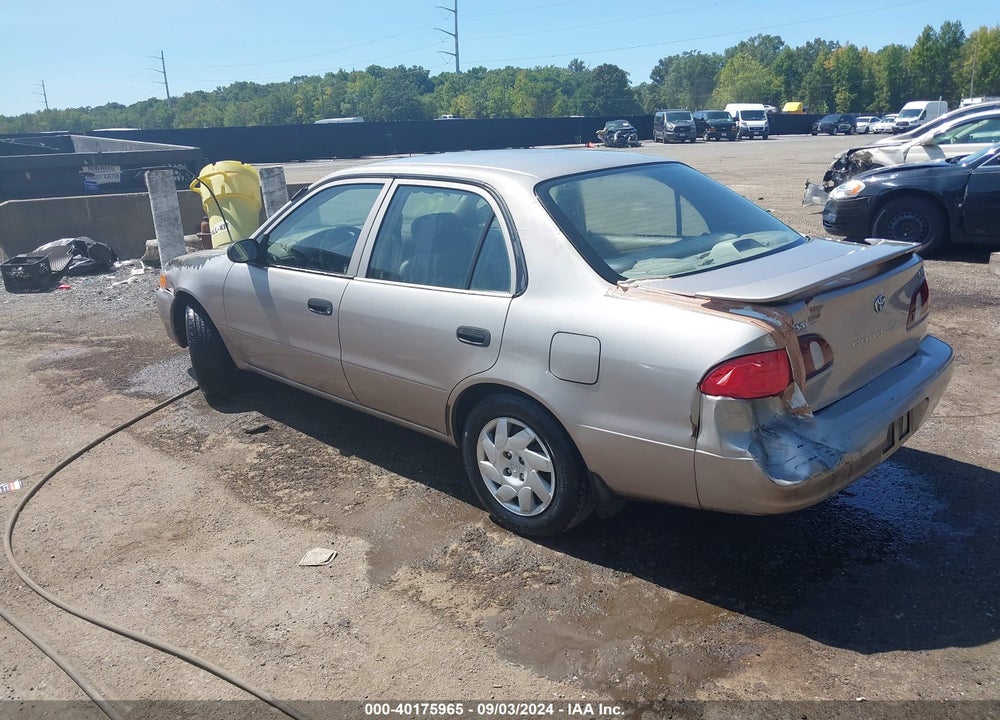 2001 TOYOTA COROLLA CE VIN: 2T1BR12E01C397312