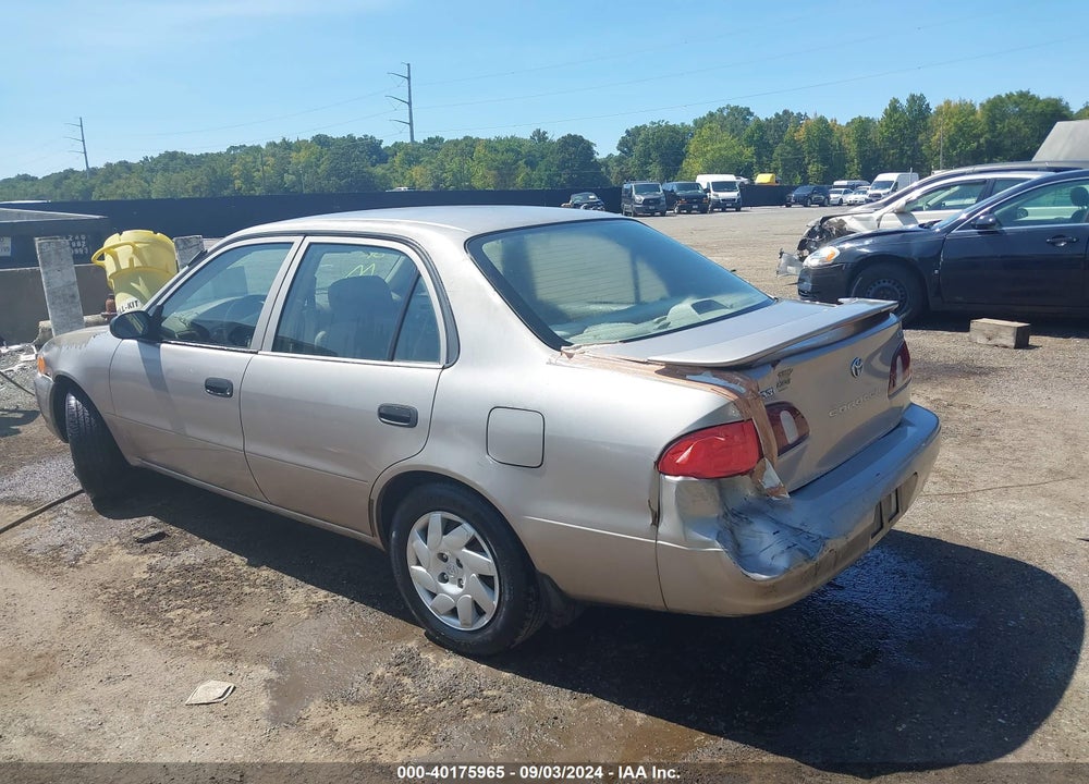 2001 TOYOTA COROLLA CE VIN: 2T1BR12E01C397312