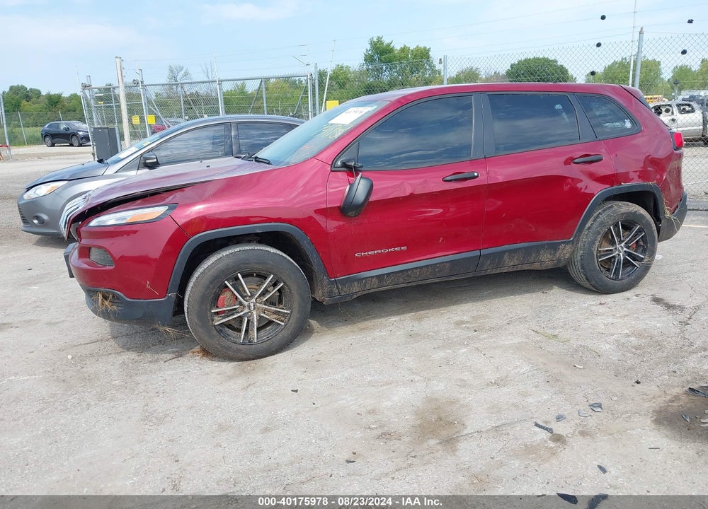 2014 JEEP CHEROKEE SPORT VIN: 1C4PJMAB5EW233606
