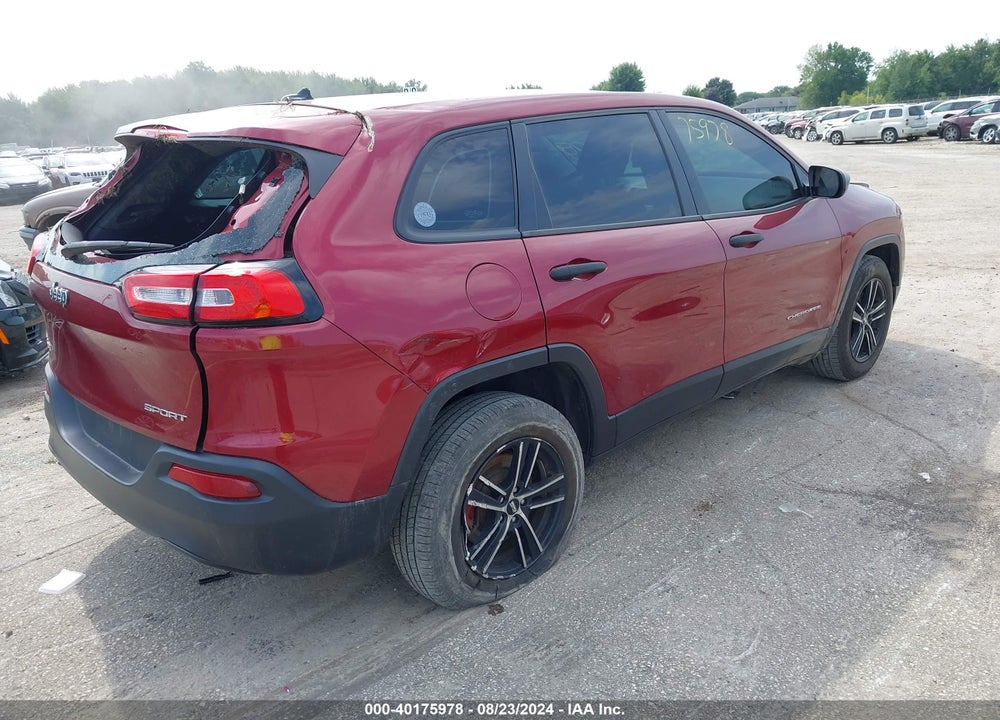 2014 JEEP CHEROKEE SPORT VIN: 1C4PJMAB5EW233606