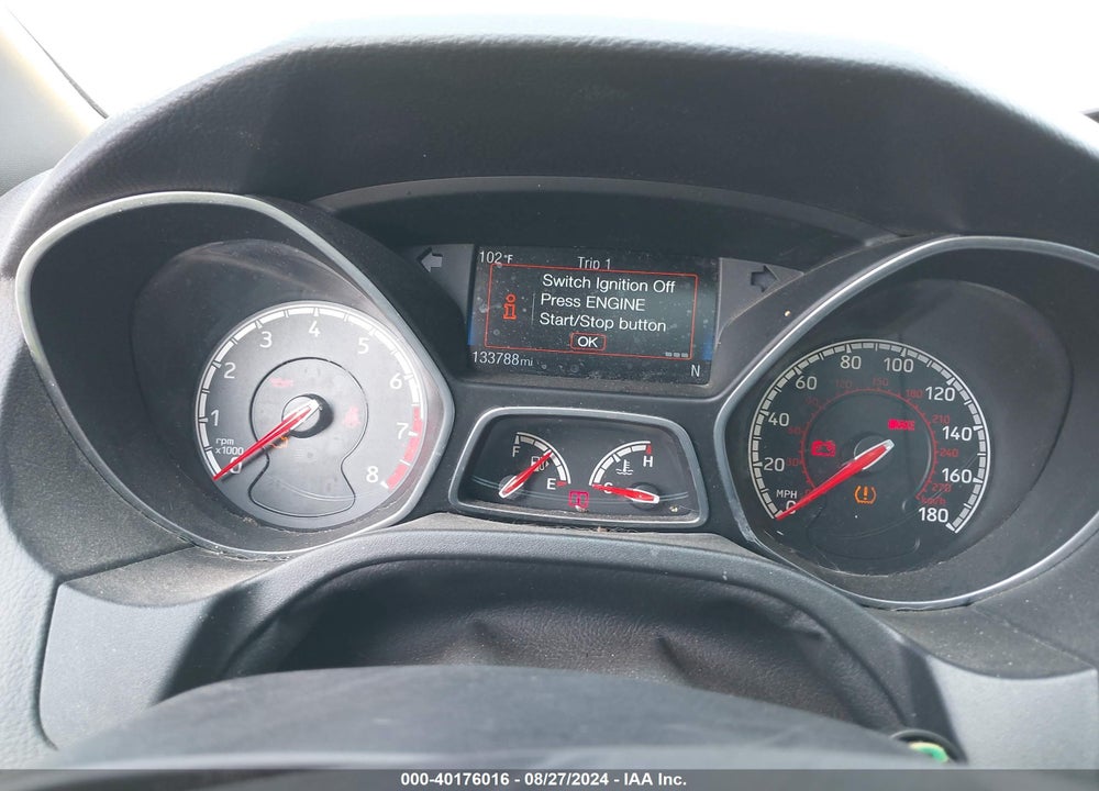 2018 FORD FOCUS ST VIN: 1FADP3L98JL329348