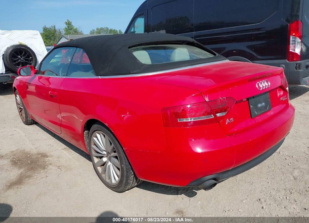 2011 AUDI A5 2.0T PREMIUM VIN: WAULFAFH8BN017730