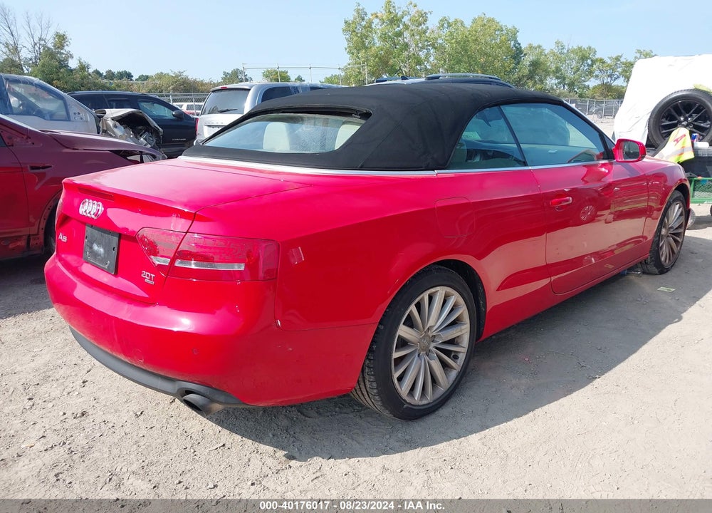 2011 AUDI A5 2.0T PREMIUM VIN: WAULFAFH8BN017730