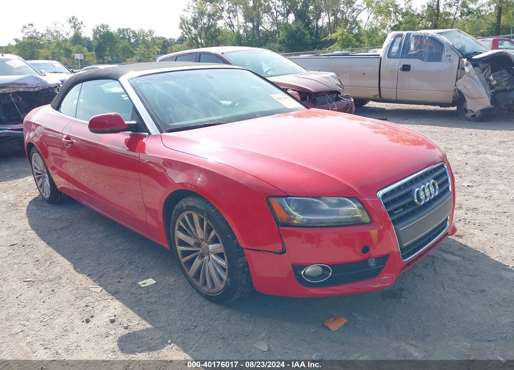 2011 AUDI A5 2.0T PREMIUM VIN: WAULFAFH8BN017730