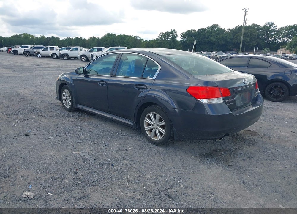 2012 SUBARU LEGACY 2.5I PREMIUM VIN: 4S3BMBG61C3038732