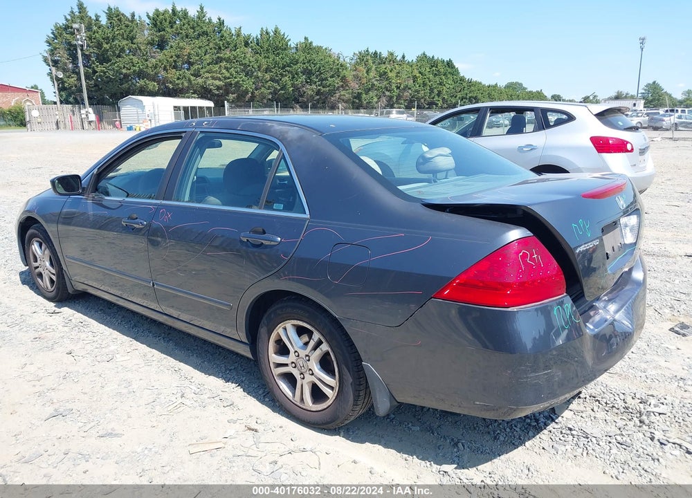2007 HONDA ACCORD VIN: 1HGCM56357A038930