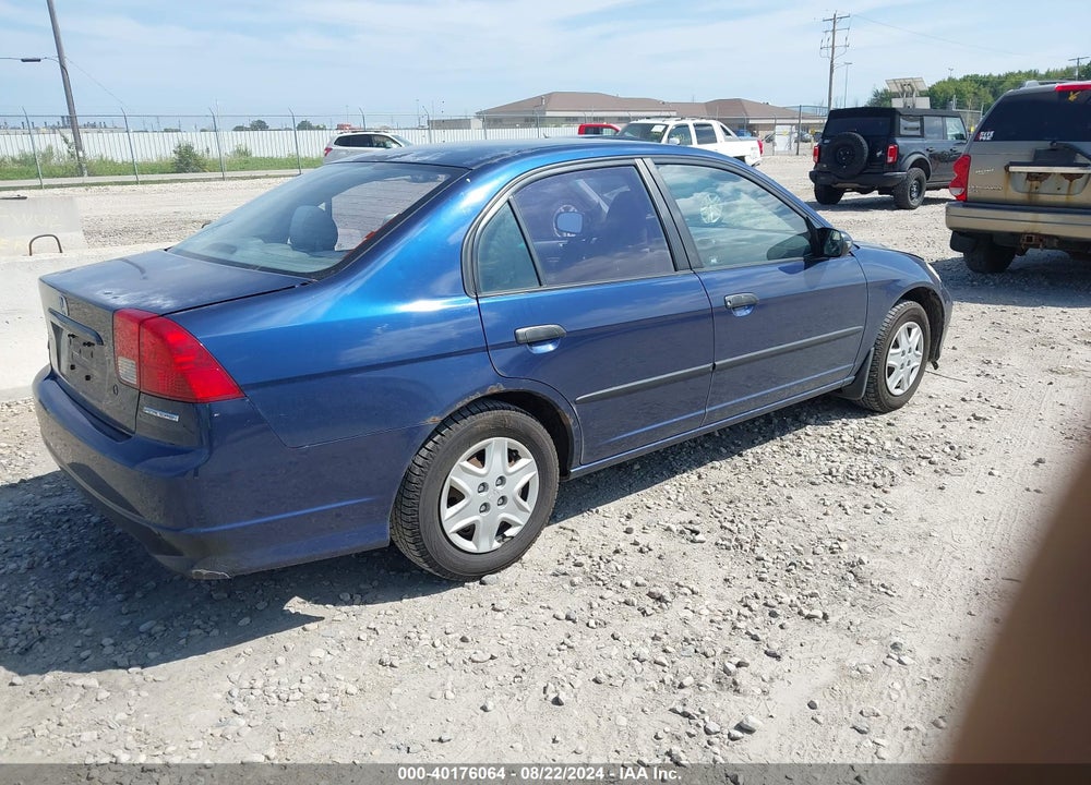 2005 HONDA CIVIC DX VP VIN: 2HGES16305H042650