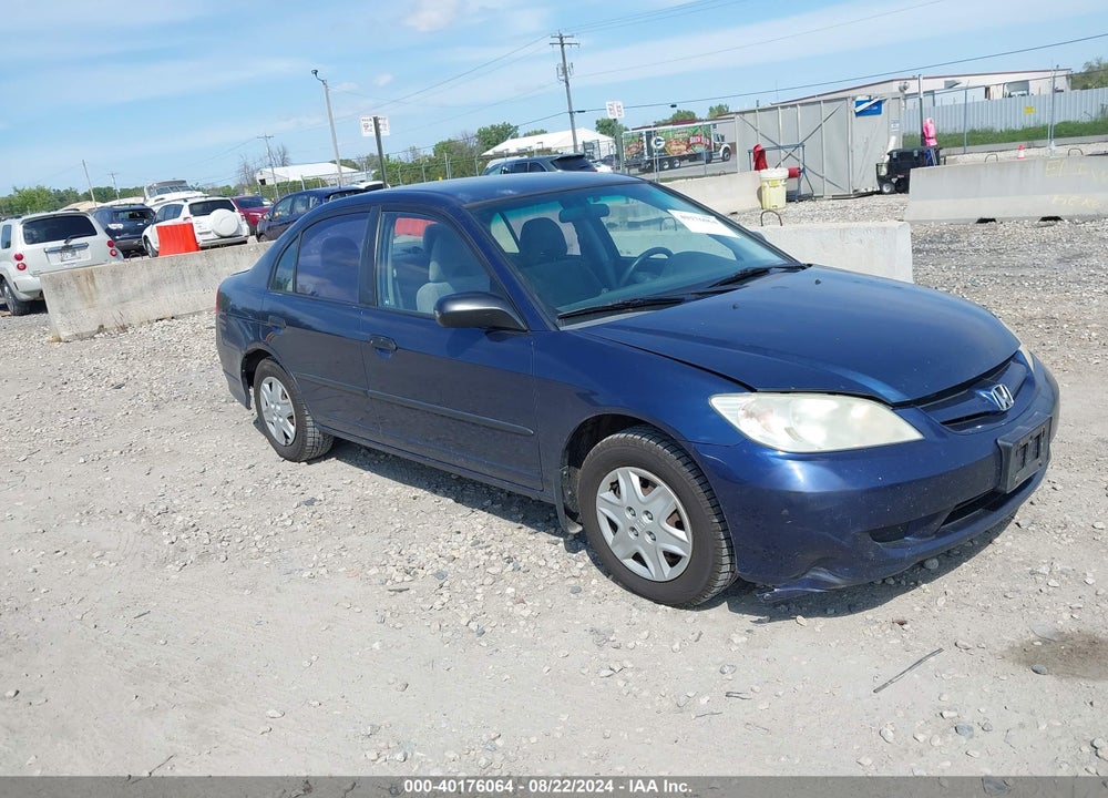 2005 HONDA CIVIC DX VP VIN: 2HGES16305H042650