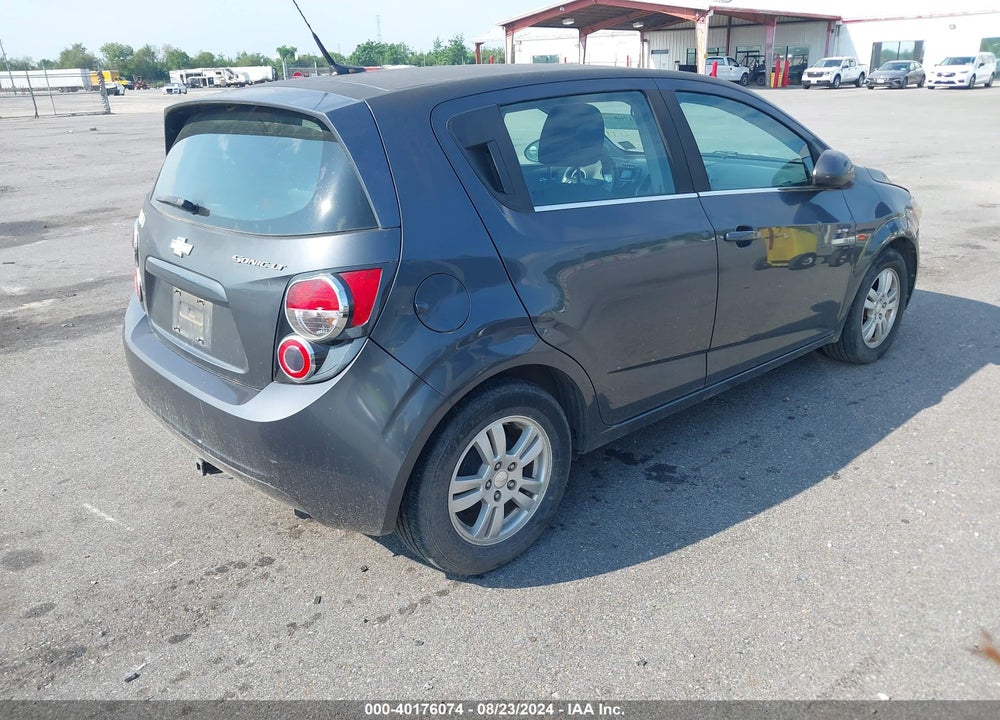 2013 CHEVROLET SONIC LT AUTO VIN: 1G1JC6SH9D4204997