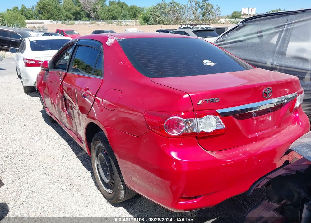 2013 TOYOTA COROLLA LE VIN: 5YFBU4EE3DP101439