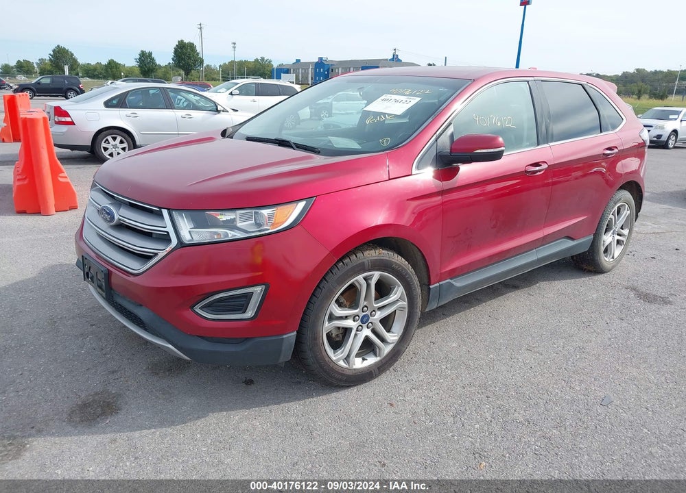 2015 FORD EDGE TITANIUM VIN: 2FMTK3K95FBB35532