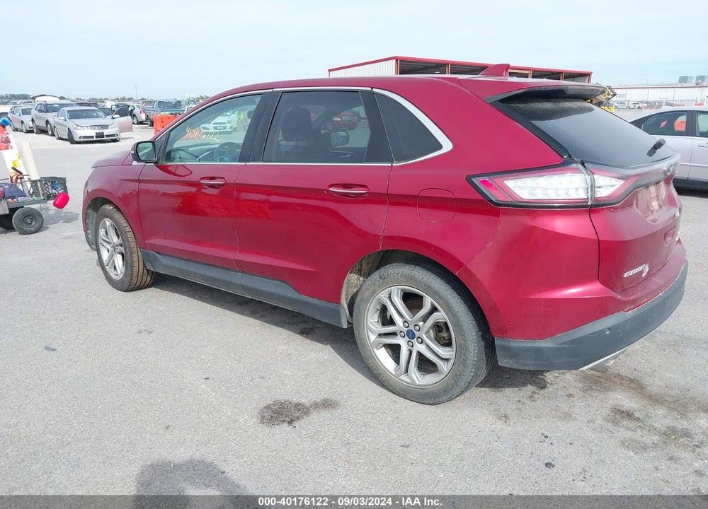 2015 FORD EDGE TITANIUM VIN: 2FMTK3K95FBB35532