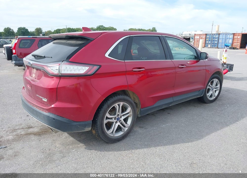 2015 FORD EDGE TITANIUM VIN: 2FMTK3K95FBB35532