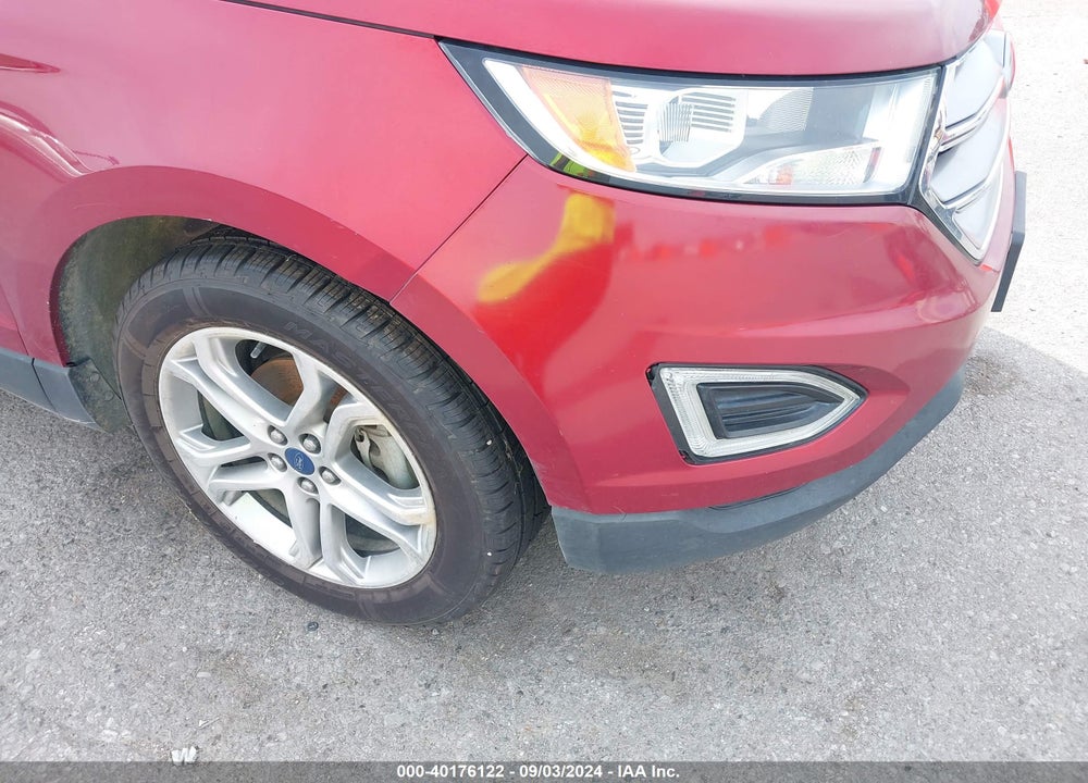 2015 FORD EDGE TITANIUM VIN: 2FMTK3K95FBB35532