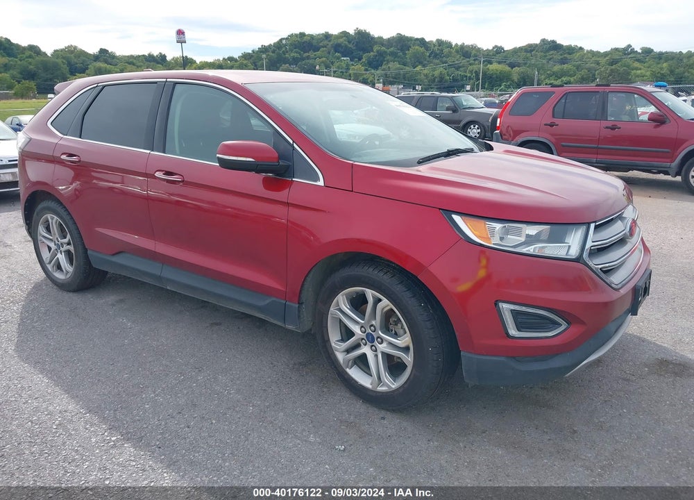 2015 FORD EDGE TITANIUM VIN: 2FMTK3K95FBB35532