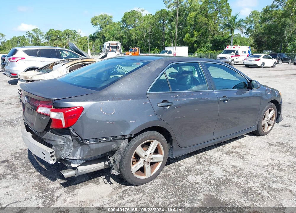 2014 TOYOTA CAMRY SE VIN: 4T1BF1FK9EU372308