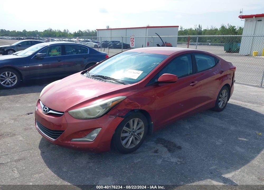 2014 HYUNDAI ELANTRA SE VIN: 5NPDH4AE8EH468385