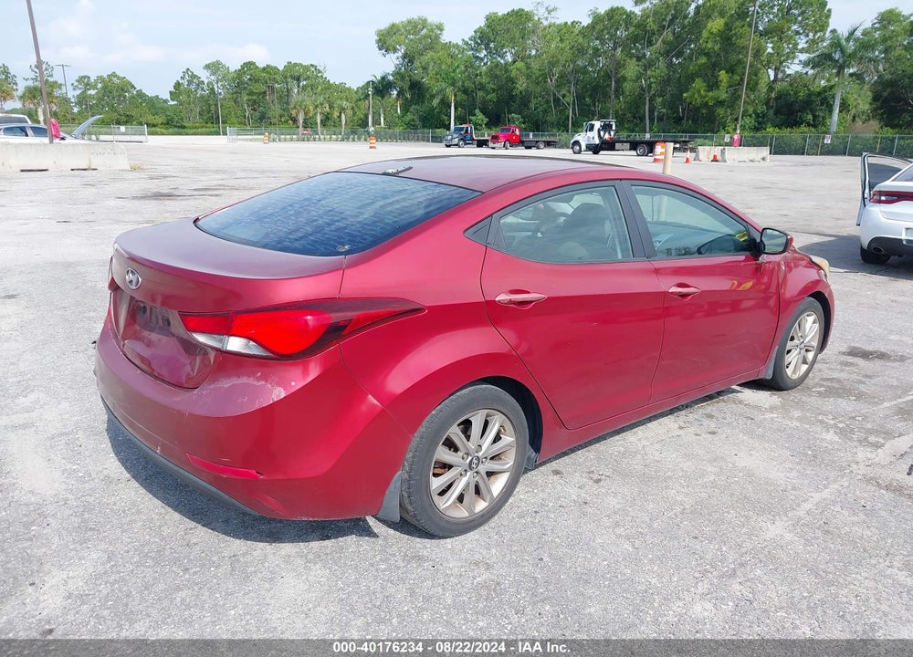 2014 HYUNDAI ELANTRA SE VIN: 5NPDH4AE8EH468385
