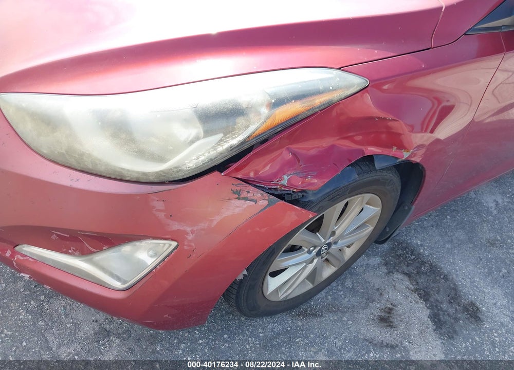 2014 HYUNDAI ELANTRA SE VIN: 5NPDH4AE8EH468385