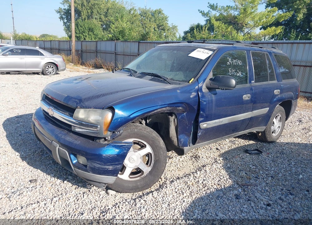 2004 CHEVROLET TRAILBLAZER LS VIN: 1GNDT13S642209093