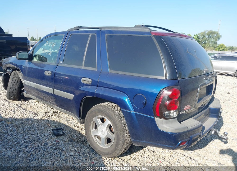 2004 CHEVROLET TRAILBLAZER LS VIN: 1GNDT13S642209093