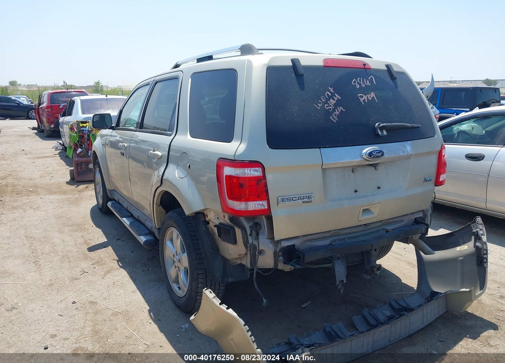 2010 FORD ESCAPE LIMITED VIN: 1FMCU0EG9AKB91846