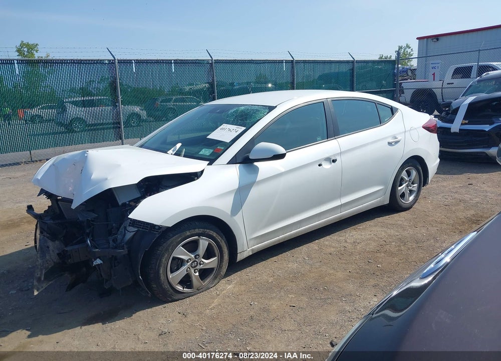 2019 HYUNDAI ELANTRA SE VIN: 5NPD74LF4KH473913