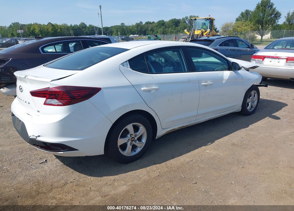 2019 HYUNDAI ELANTRA SE VIN: 5NPD74LF4KH473913