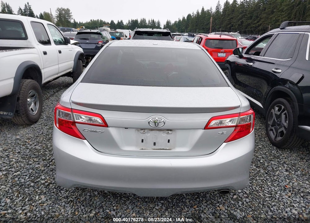2012 TOYOTA CAMRY SE VIN: 4T1BF1FK5CU503215