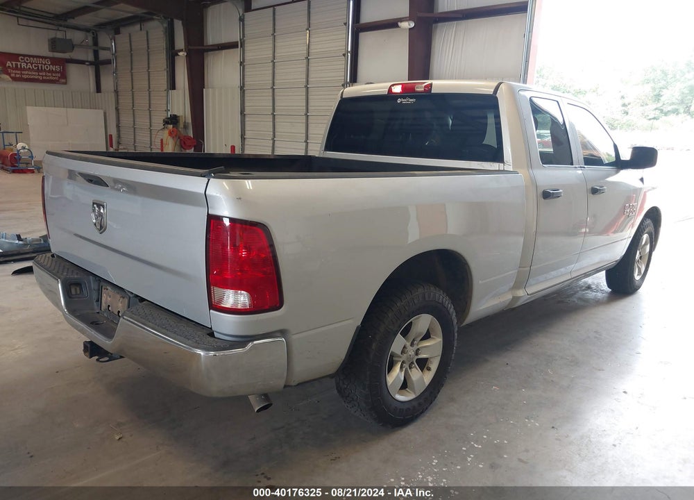 2019 RAM 1500 CLASSIC TRADESMAN QUAD CAB 4X2 6'4 BOX VIN: 1C6RR6FGXKS552687