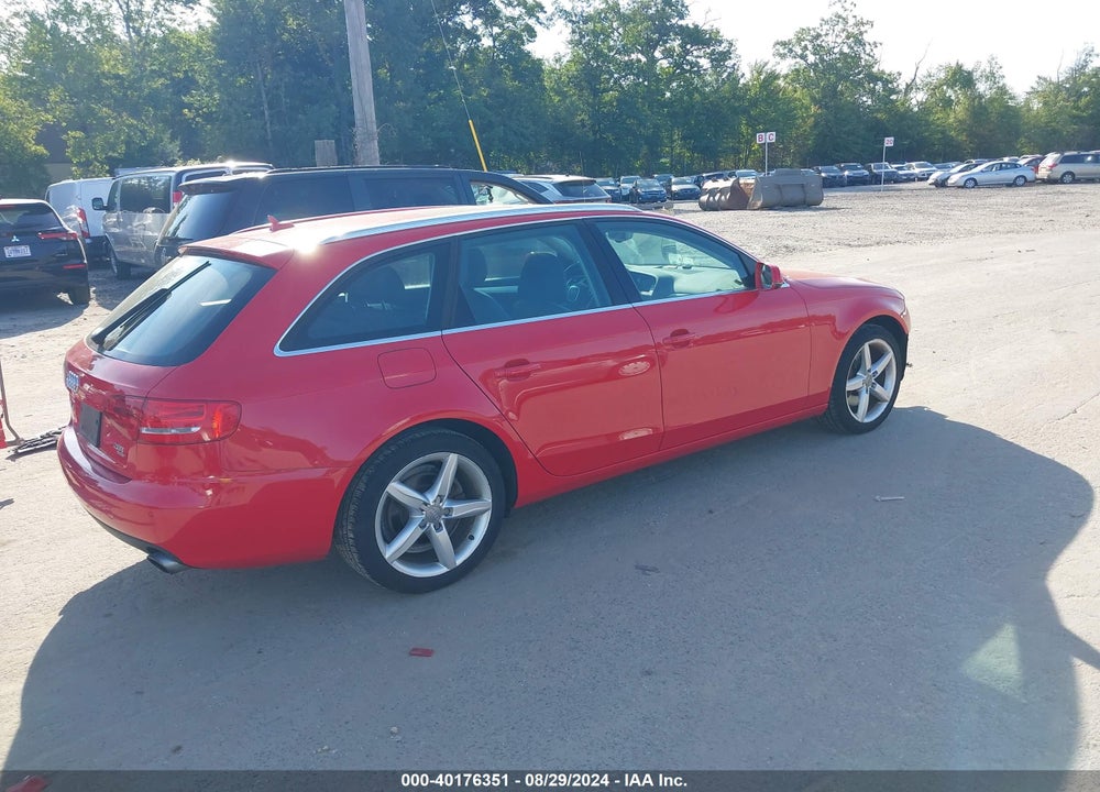 2011 AUDI A4 2.0T PREMIUM VIN: WAUWFAFL4BA013022