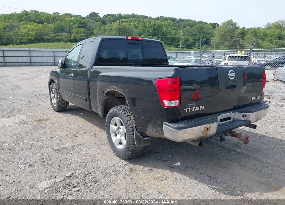 2004 NISSAN TITAN SE VIN: 1N6AA06B74N545824