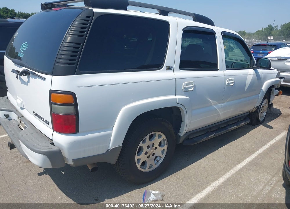 2004 CHEVROLET TAHOE Z71 VIN: 1GNEK13Z84R317906