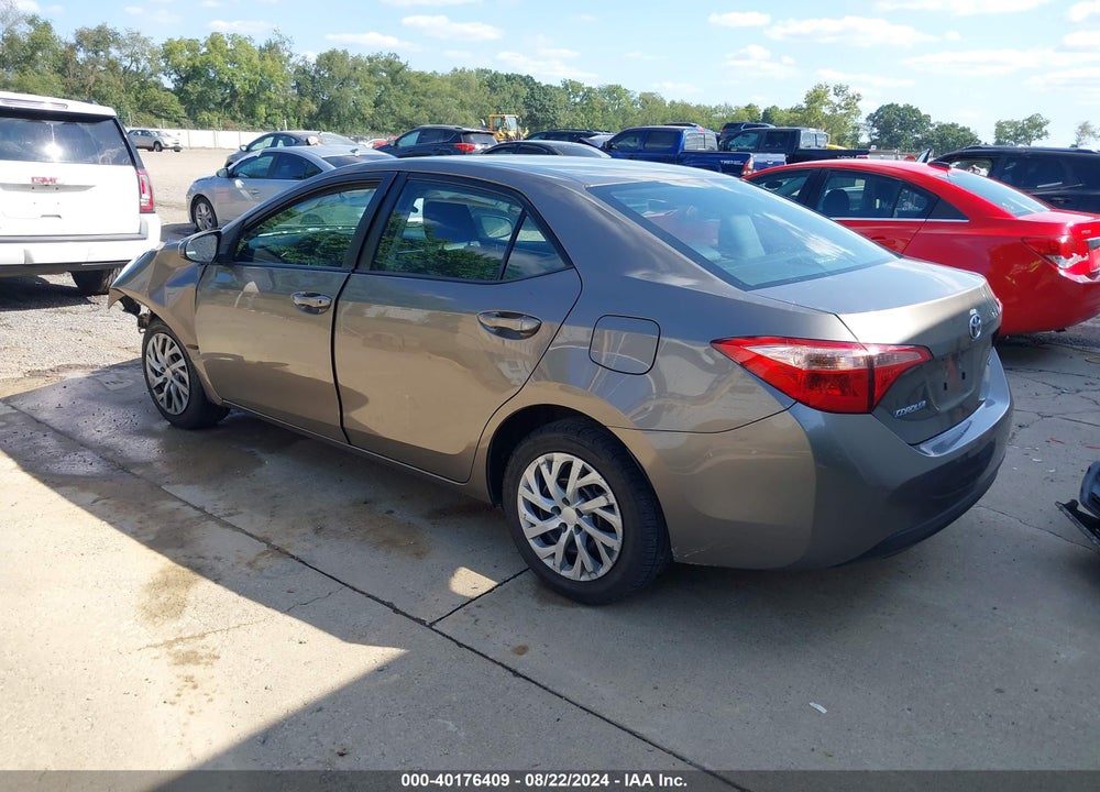 2018 TOYOTA COROLLA LE VIN: 2T1BURHE2JC108757