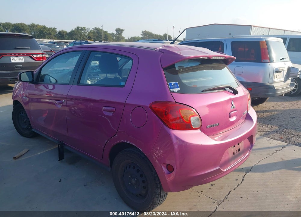 2015 MITSUBISHI MIRAGE VIN: ML32A3HJ7FH004760