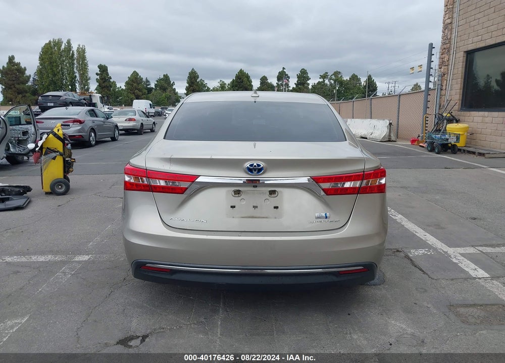 2014 TOYOTA AVALON HYBRID VIN: 4T1BD1EB4EU023144