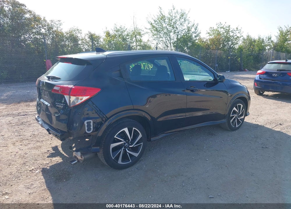 2019 HONDA HR-V SPORT VIN: 3CZRU6H14KM706085