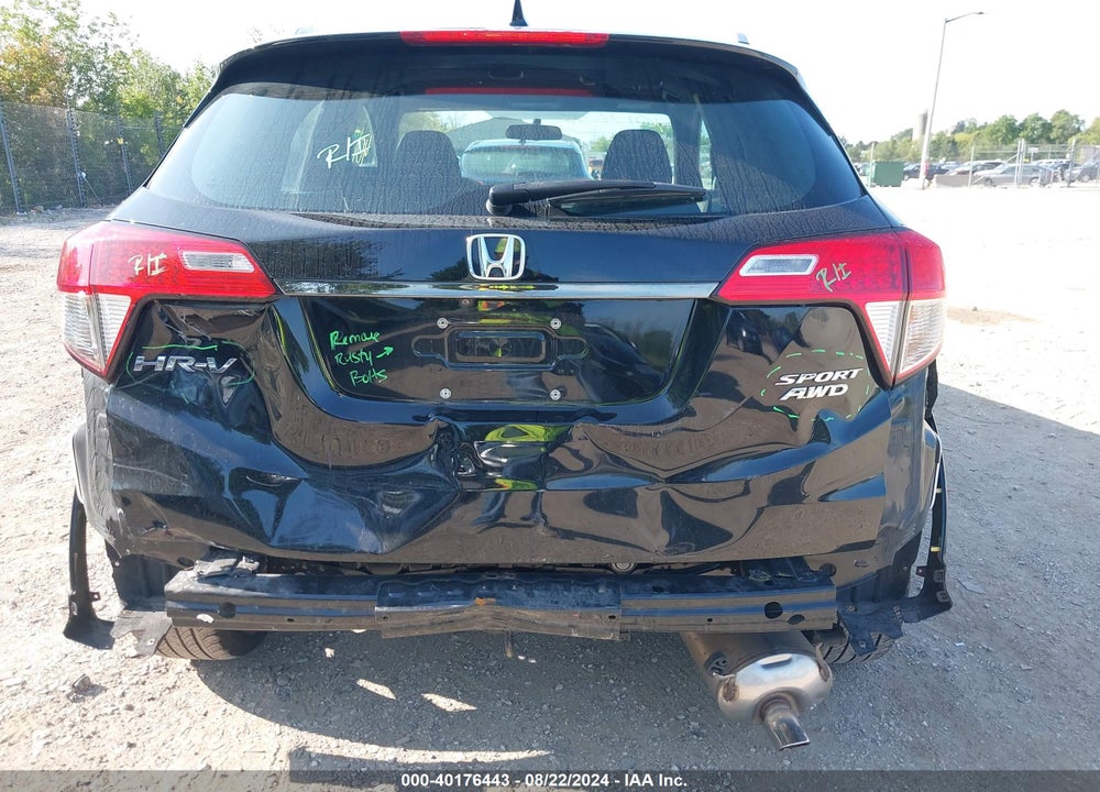 2019 HONDA HR-V SPORT VIN: 3CZRU6H14KM706085