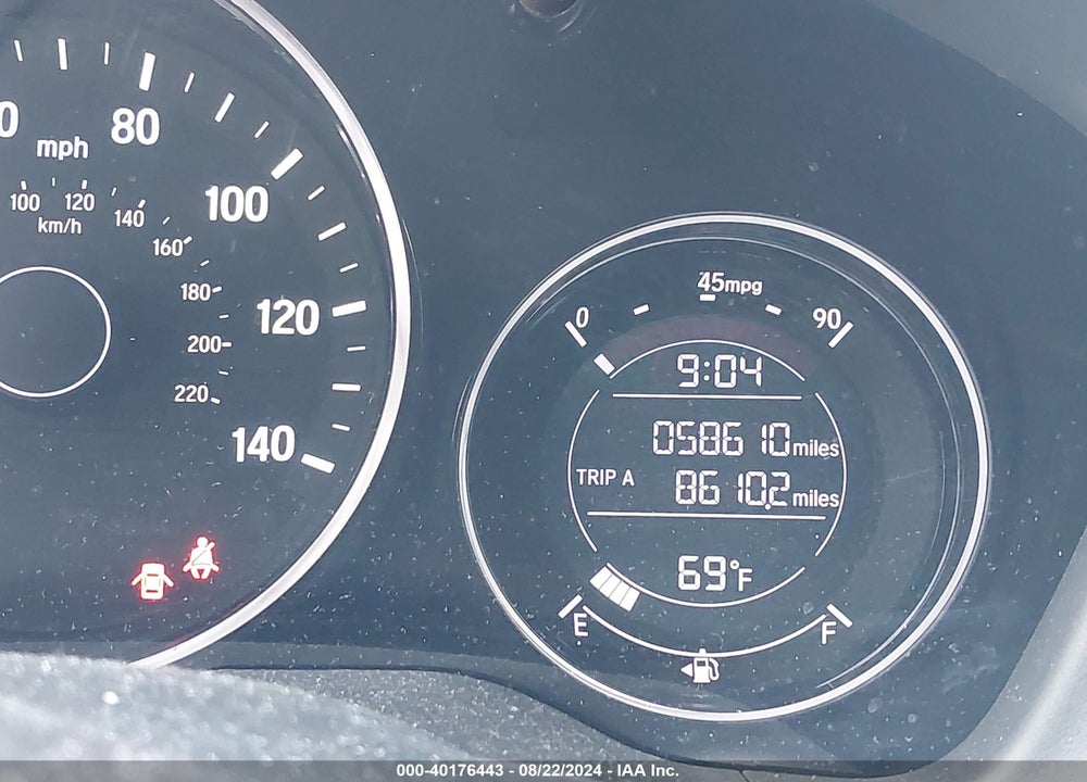 2019 HONDA HR-V SPORT VIN: 3CZRU6H14KM706085