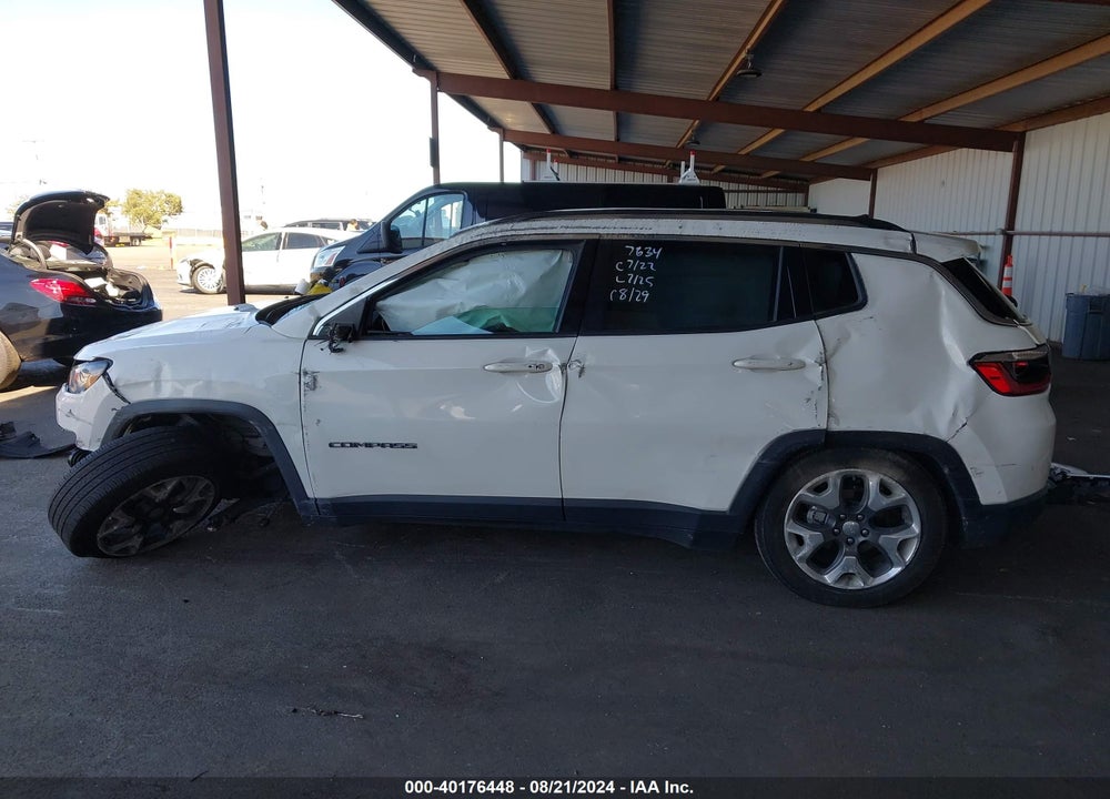 2018 JEEP COMPASS LIMITED FWD VIN: 3C4NJCCB2JT407033