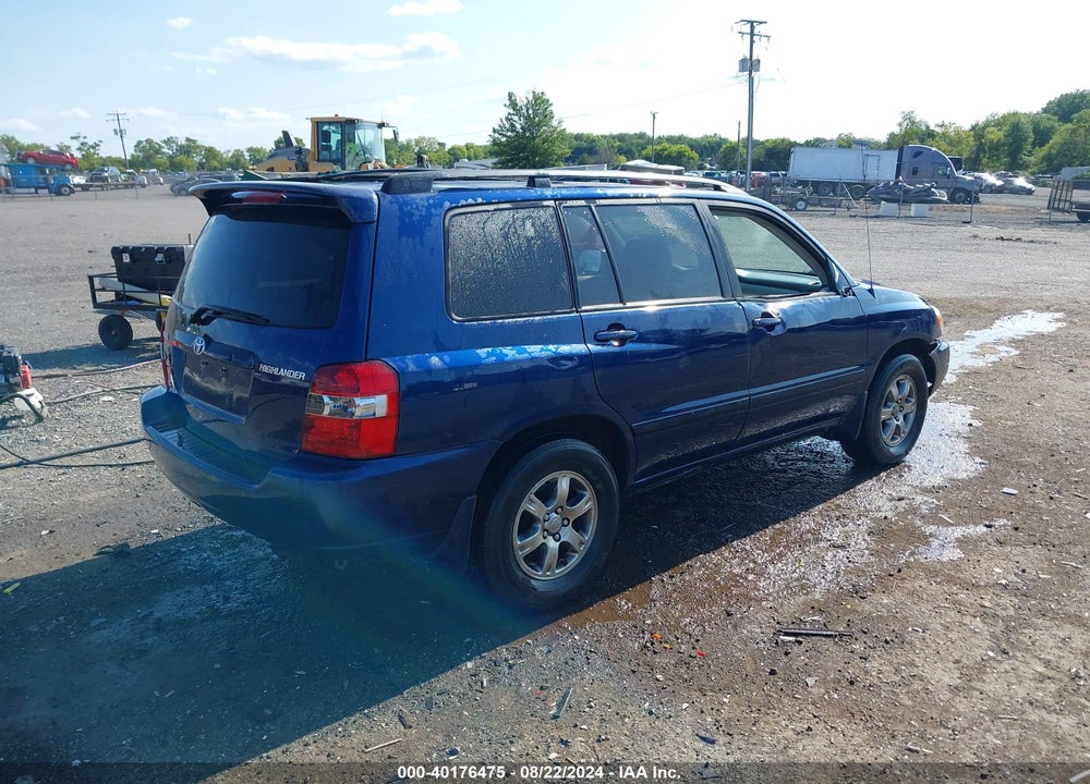 2005 TOYOTA HIGHLANDER VIN: JTEDP21A850071398